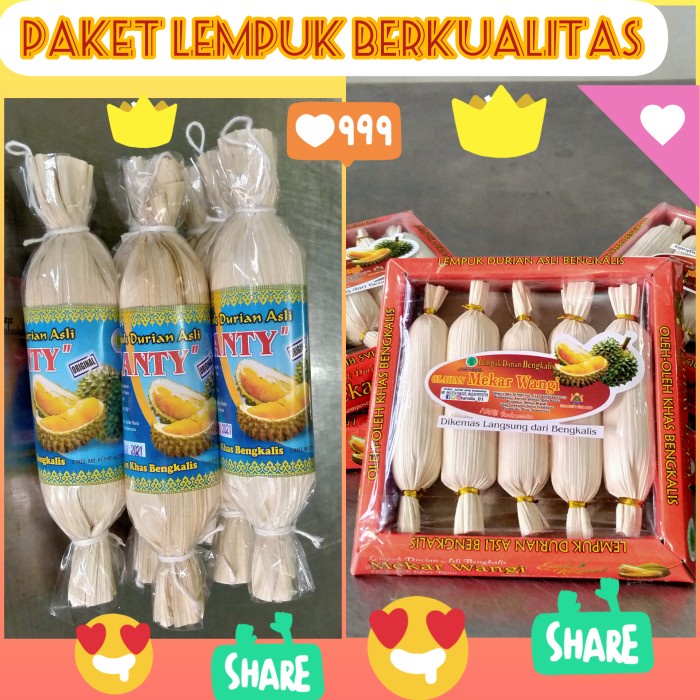 

oleh oleh paket Lempuk durian berkualitas kuliner khas Bengkalis Riau - BARU