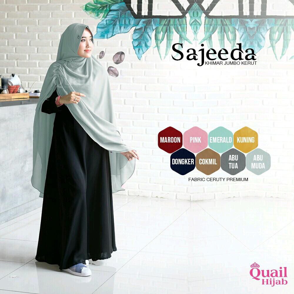 Sajeeda Quail Hijab Ori Murah