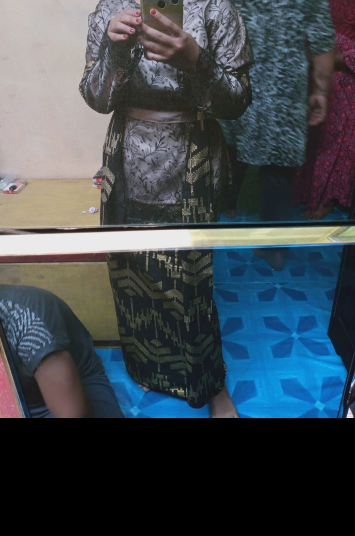 Maura Couple - Sania Ruffle Batik Couple Ori Ndoro Jowi Garansi Termurah Shopee - Couple Kintana