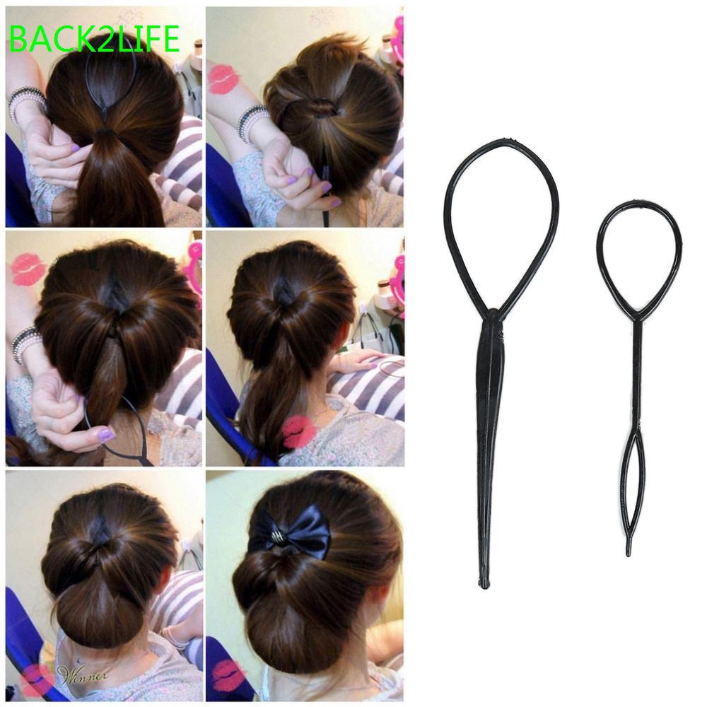 Hairstyle Tool Loop Tail Clip Ponytail Creator Hair Styling Crochet Braids Hair