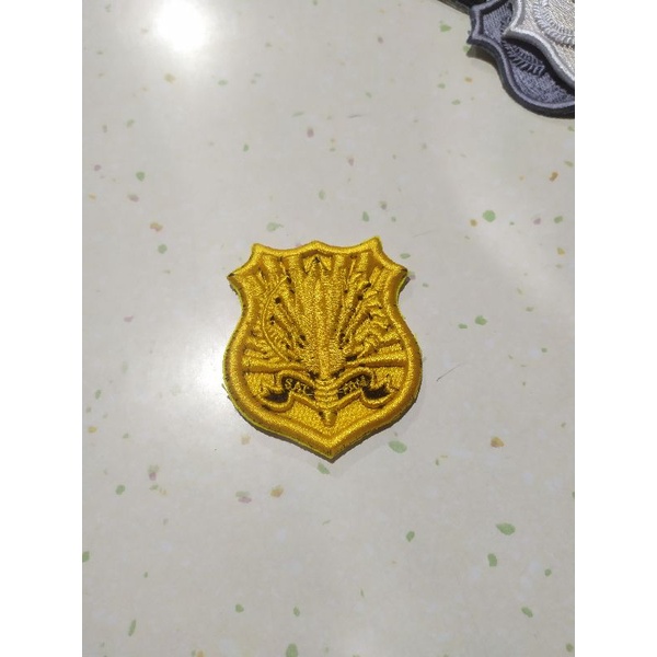 BORDIR Logo Kewenangan Satpam 3D(timbul)