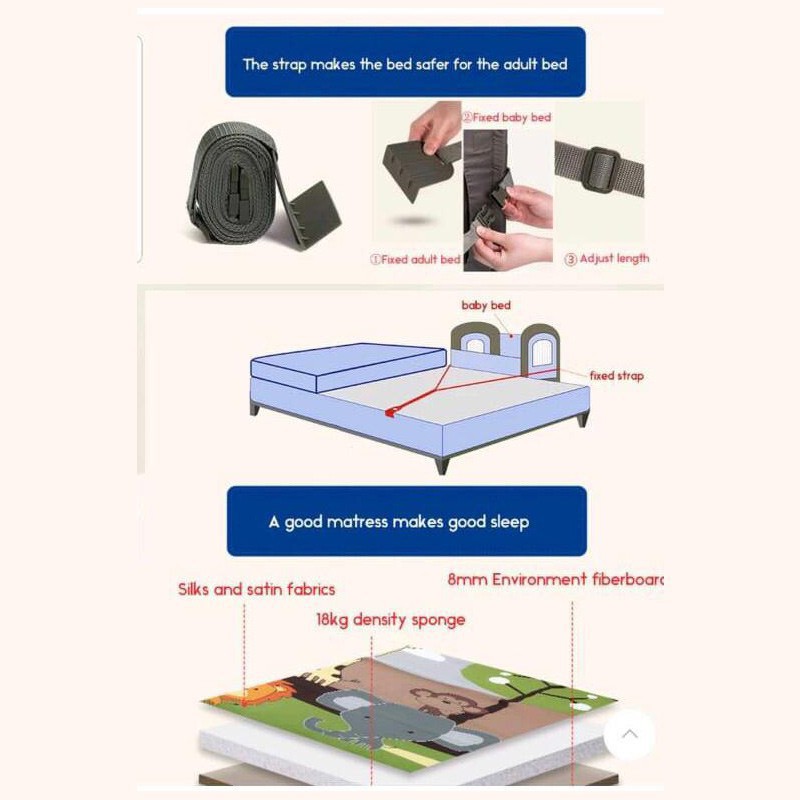 Makassar - Baby Box Side Bed Ranjang Bayi Right Start 8 in 1 Multifunctional PY 888 &amp; PY 894 Tempat Tidur Bayi