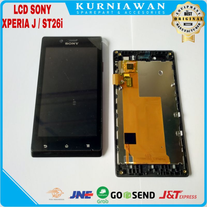 Lcd Touchscreen Sony Xperia J St26 St26i Full Frame