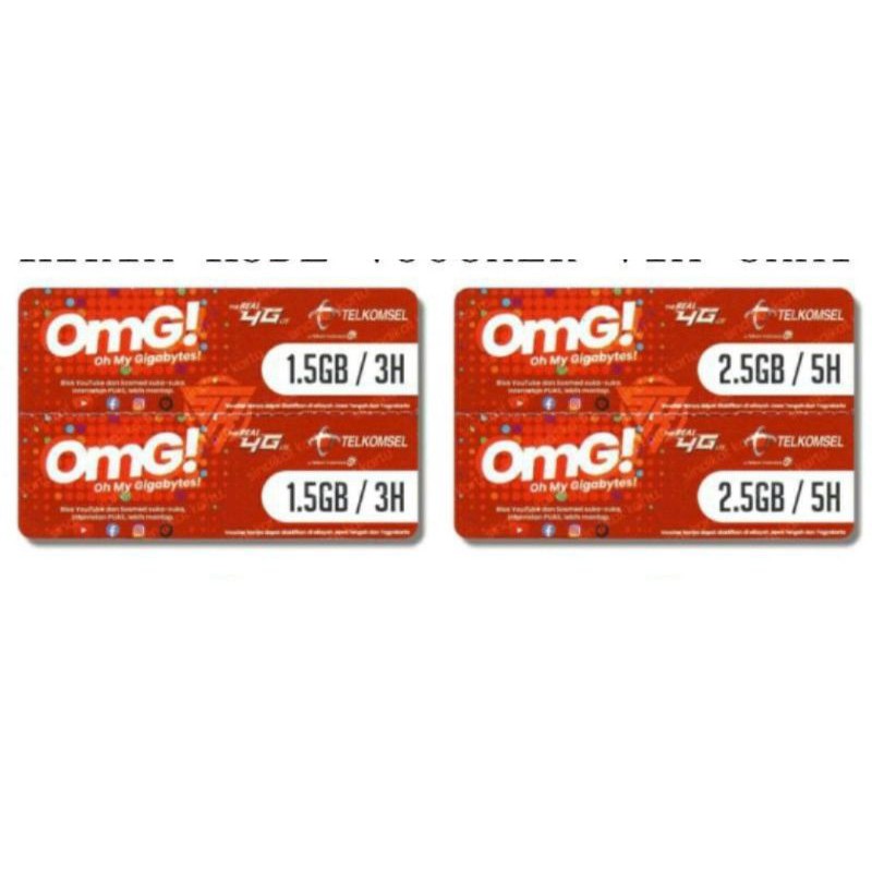 VOUCHER TELKOMSEL 1.5 GB 3 HARI SUMBAGSEL MURAH