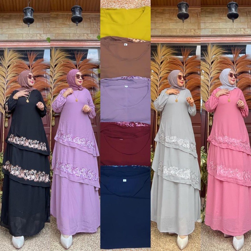 GAMIS SERUTY BORDIR MIRING