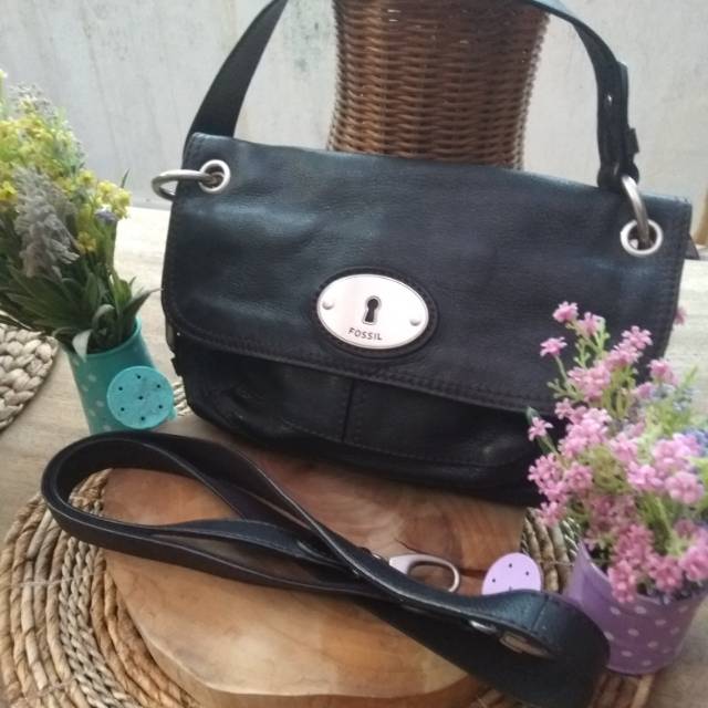 Fossil Maddox convertible black