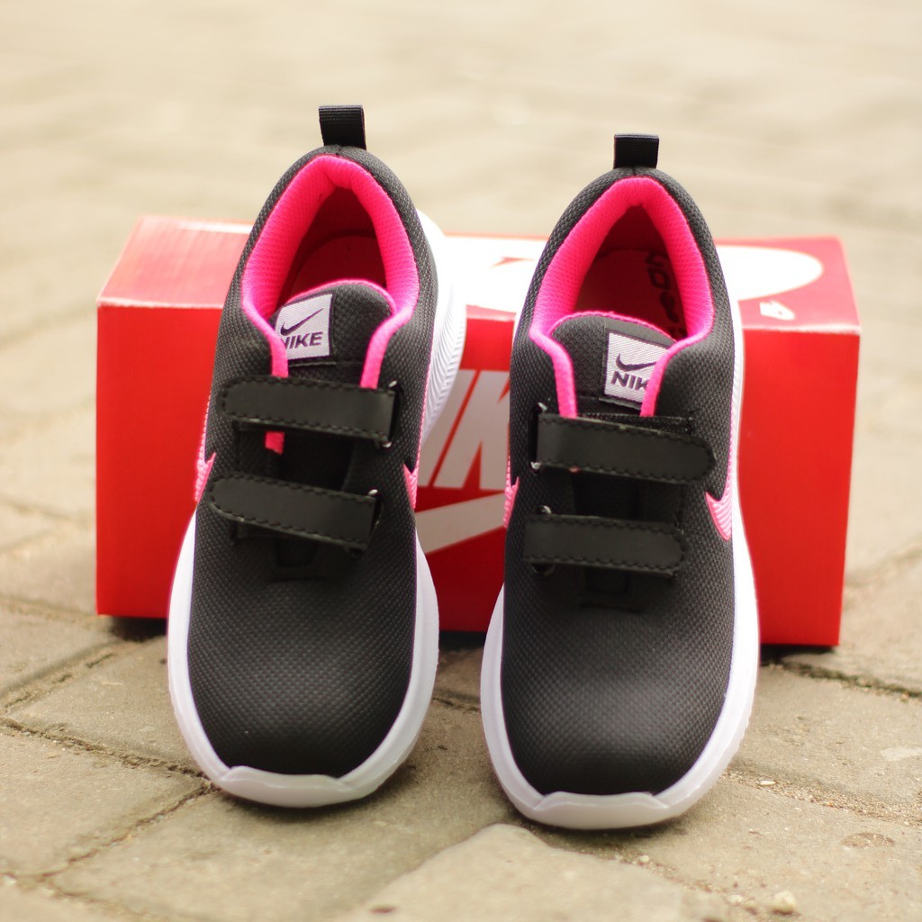 DISKON!!! sepatu /sepatu anak/sepatu sekolah/sepatu sneakers/sepatu anak laki laki/sepatu terbaru/fashion anak warna hitam pink kasual kid velkro