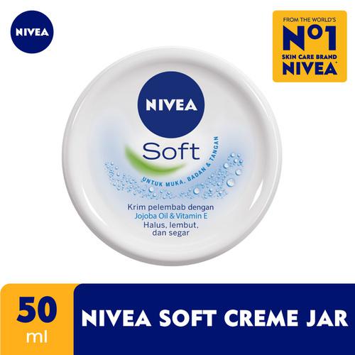 NIVEA SOFT CREME JAR KRIM PELEMBAB 50 ML
