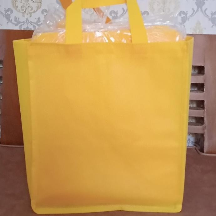 

✨ BISA COD ✨ Promo Tas Spundbond 22X22 + Harga Perlusin + Tas Ramah - Kuning