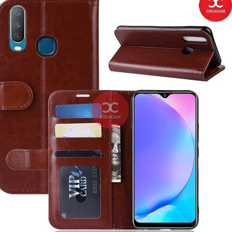 ♞ Case Wallet Dompet Vivo Y12 Y15 Y17 2019 Sarung Case Kulit Dompet Vivo Y17 Y15 Y12 Case ORIGINAL ℮