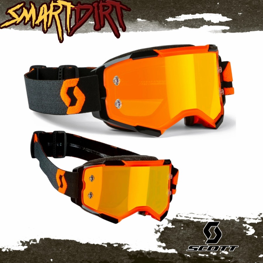 GOGGLE CROSS SCOTT FURY BLACK ORANGE GOGGLE SCOTT FURY ORIGINAL