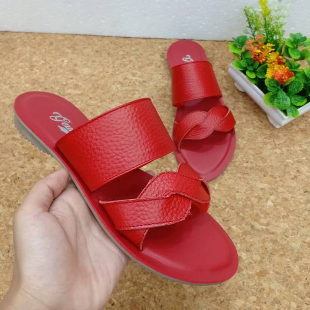 Sandal Wanita Kulit Asli Sukaregang-Garut