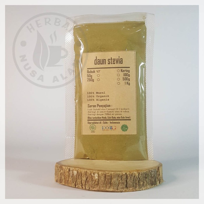 

DAUN STEVIA BUBUK | MURNI | Stevia Rebaudian 100g
