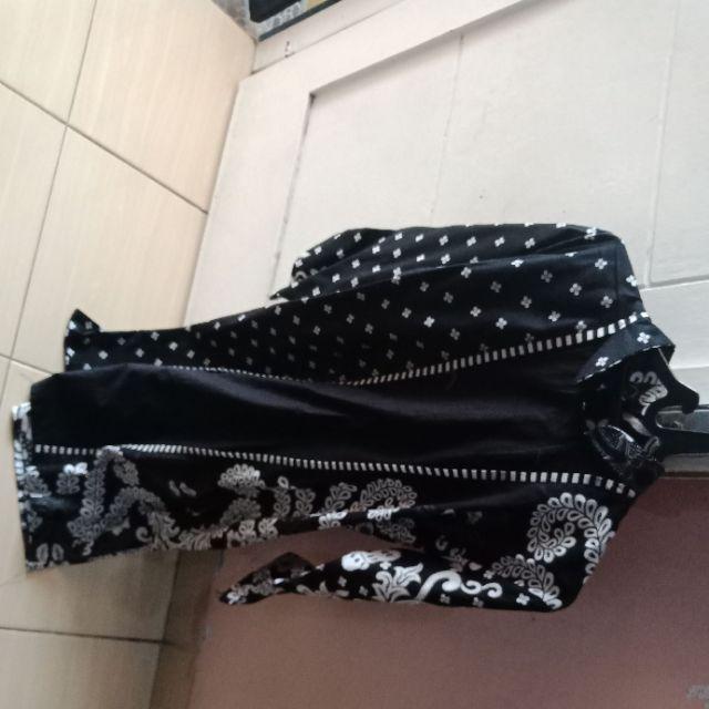 Grosir Batik - Dress Tunik Batik Kombi Emboss