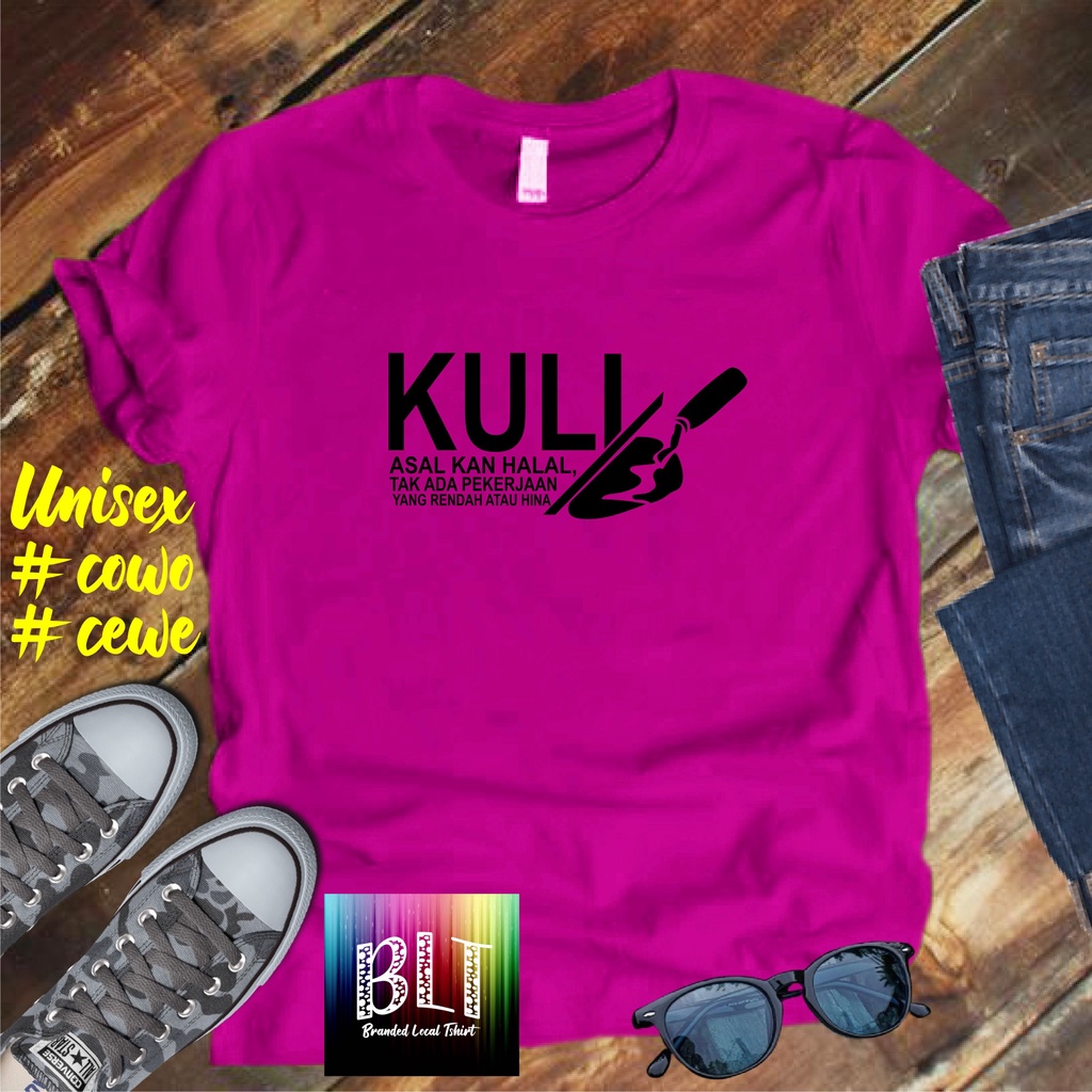 Cod/Kaos Kuli asal kan halal/ kaos pria kaos murah wanita pria distro