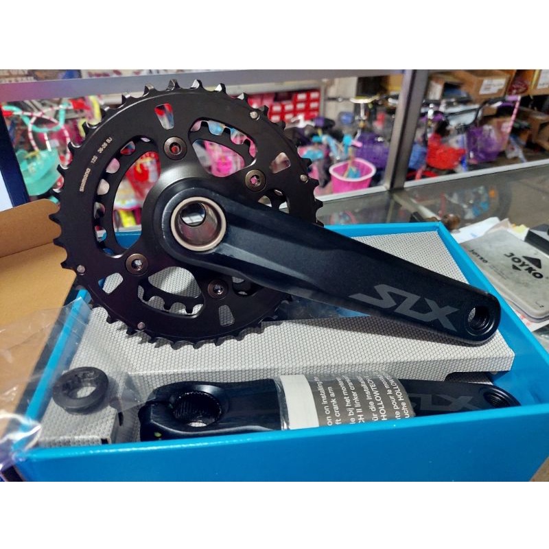 Crank Crankset Shimano Slx  M7100 2x12 Spd Panjang Arm 170mm