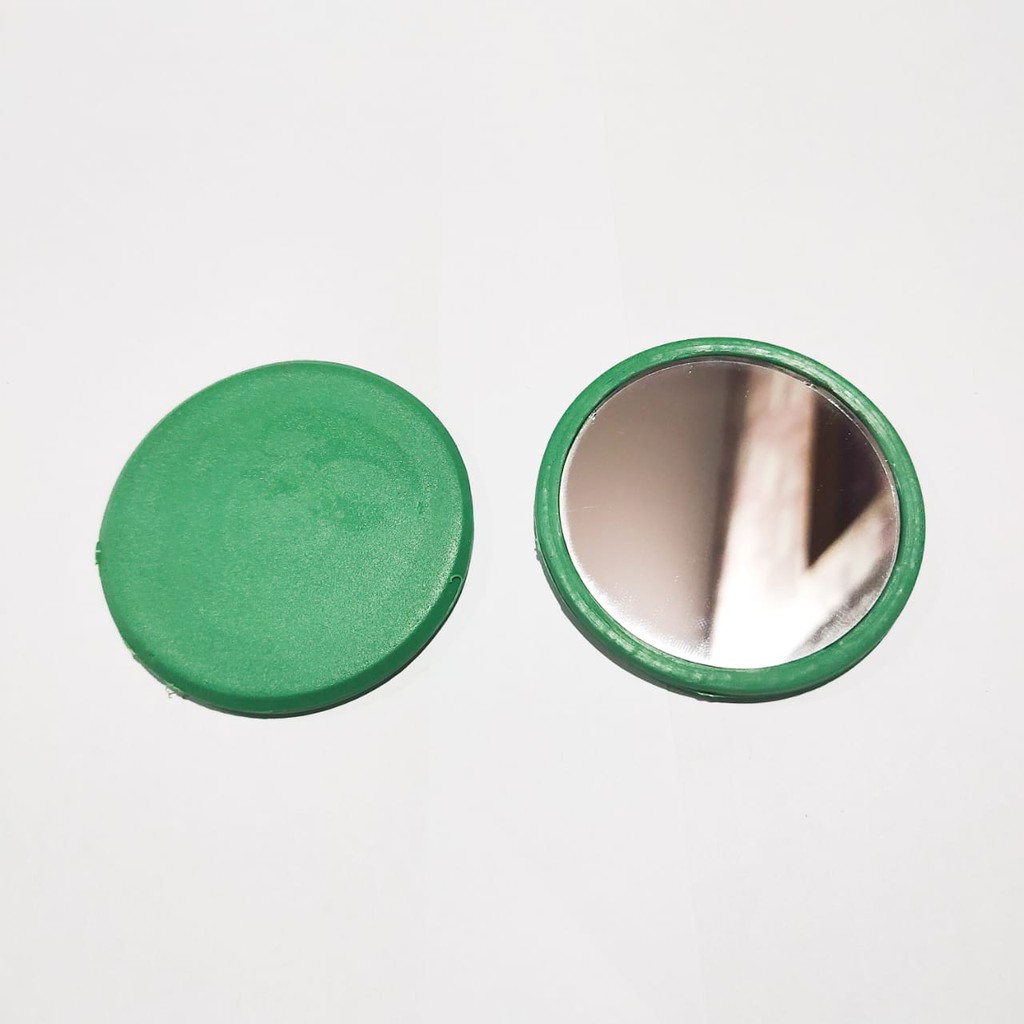 Cuancuy - Kaca Bulat Cermin Bulat Kecil Makeup Travell Cermin Saku Makeup Warna Mini Dandan Termurah-3