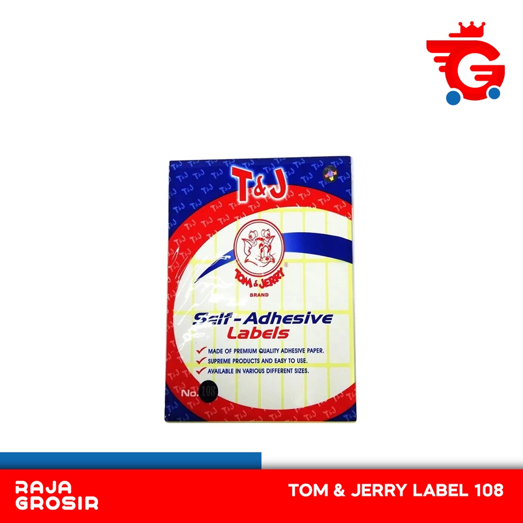 

TOM & JERRY LABEL 108 (1 SET ISI 10 LMBAR)