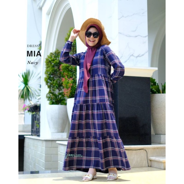 MIA DRESS / GAMIS GREENISM FLANEL