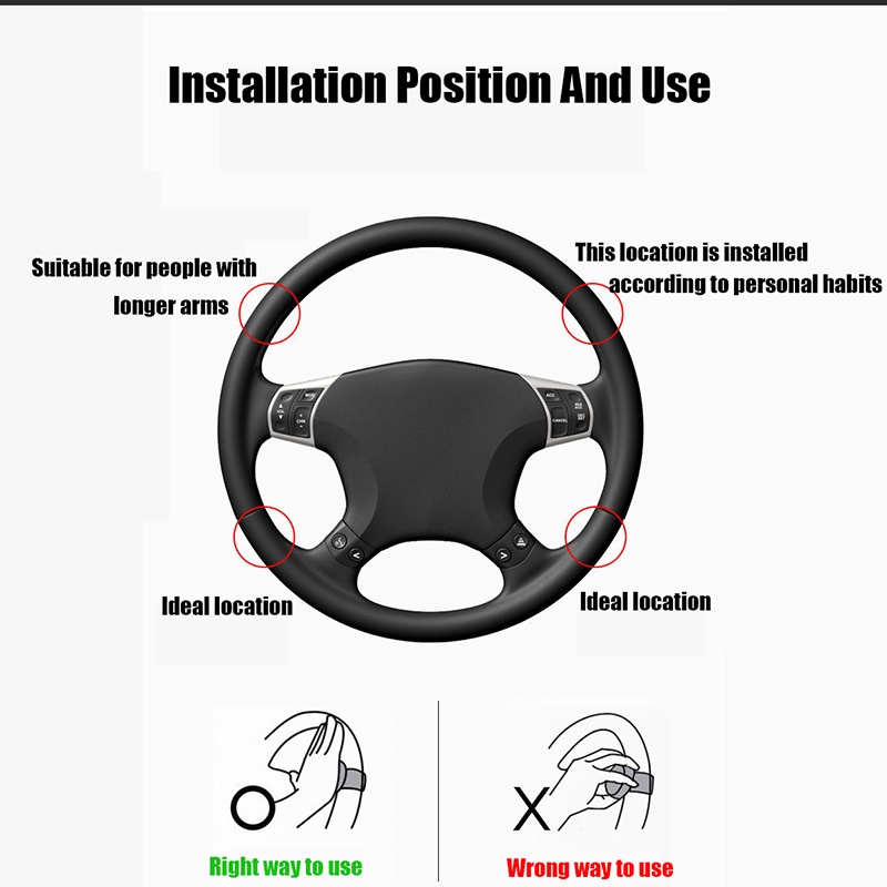 360° Bola Tombol Setir Kemudi Auto Spinner Knob Mobil Steeringbooster Silikon Power Steering Handle Booster Ball