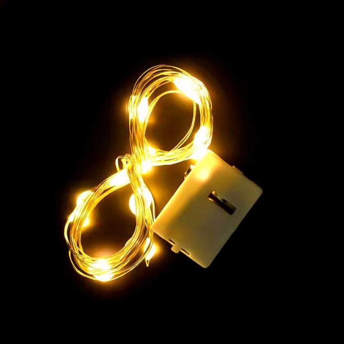 Lampu Tumblr Kawat Mini 1 Meter Lampu Hias Dekorasi Led Murah Import - rainbow 3meter