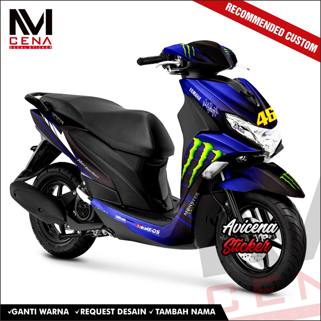 Sticker Decal Yamaha Freego Decal Sticker Freego Sticker Striping Decal Freego Full Body Livery