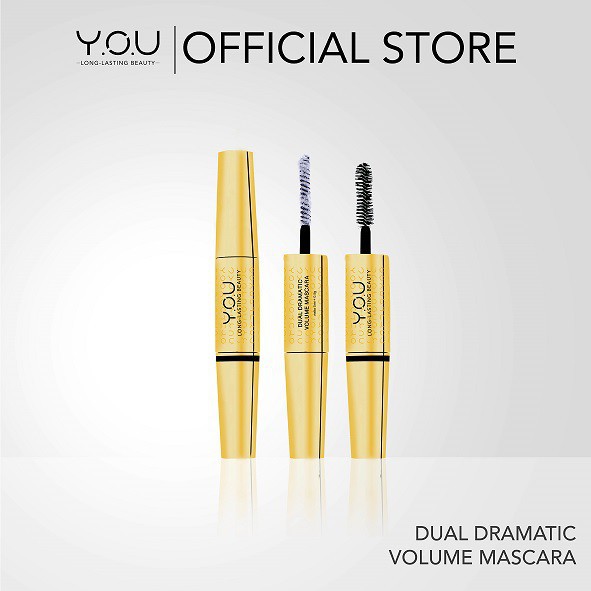 DUAL MASCARA YOU GOLD MASKARA MURAH BAGUS You The Gold One Dual Dramatic Volume Mascara Long Lasting