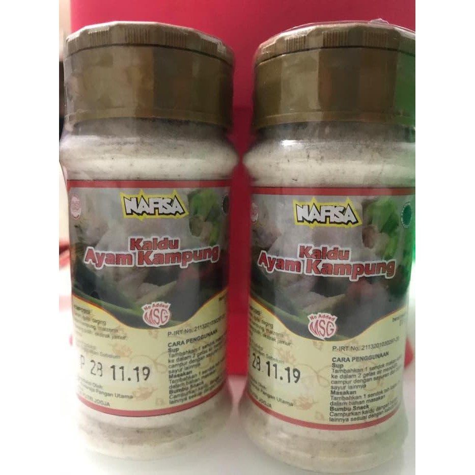 

Paling Laku Kaldu Ayam Kampung Nafisa 80G Termurah