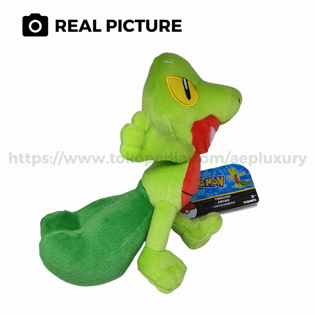 Treecko ORIGINAL TOMY Pokemon plush boneka mainan koleksi asli brand new TOMY USA