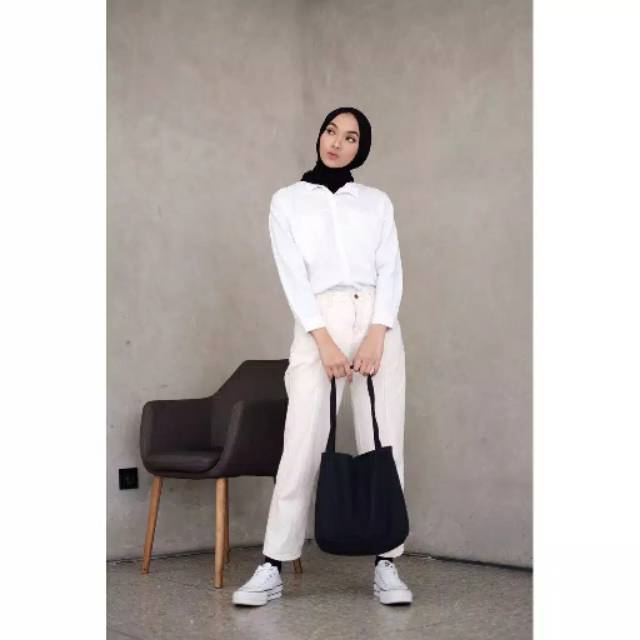 NUDIE BAG  MAGNET TOTEBAG canvas sueding pakai magnet