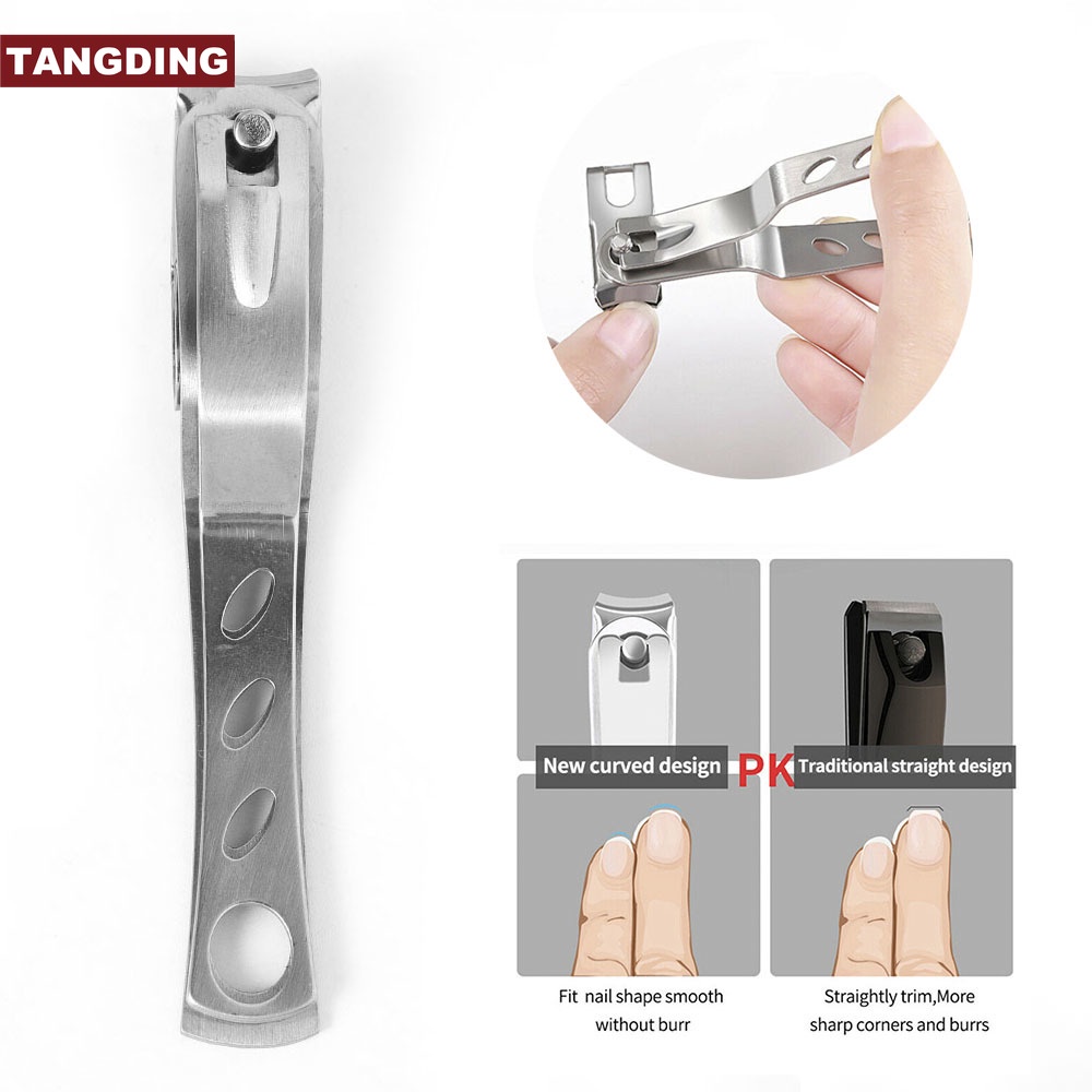 Tangding Gunting Kuku Bahan Stainless Steel Kualitas Tinggi Untuk Manicure / Nail Art