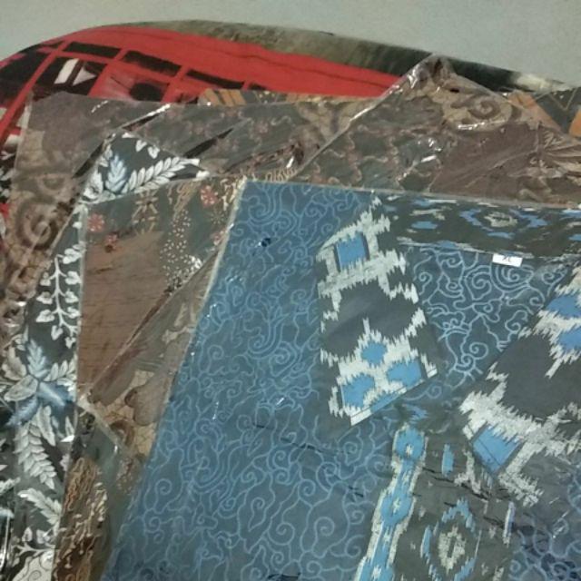 Asifa Batik Hrb026 Kenongo Kemeja Tosca Pekalongan Padi M L Xl Sogan Tulis Halus Kemeja Batik