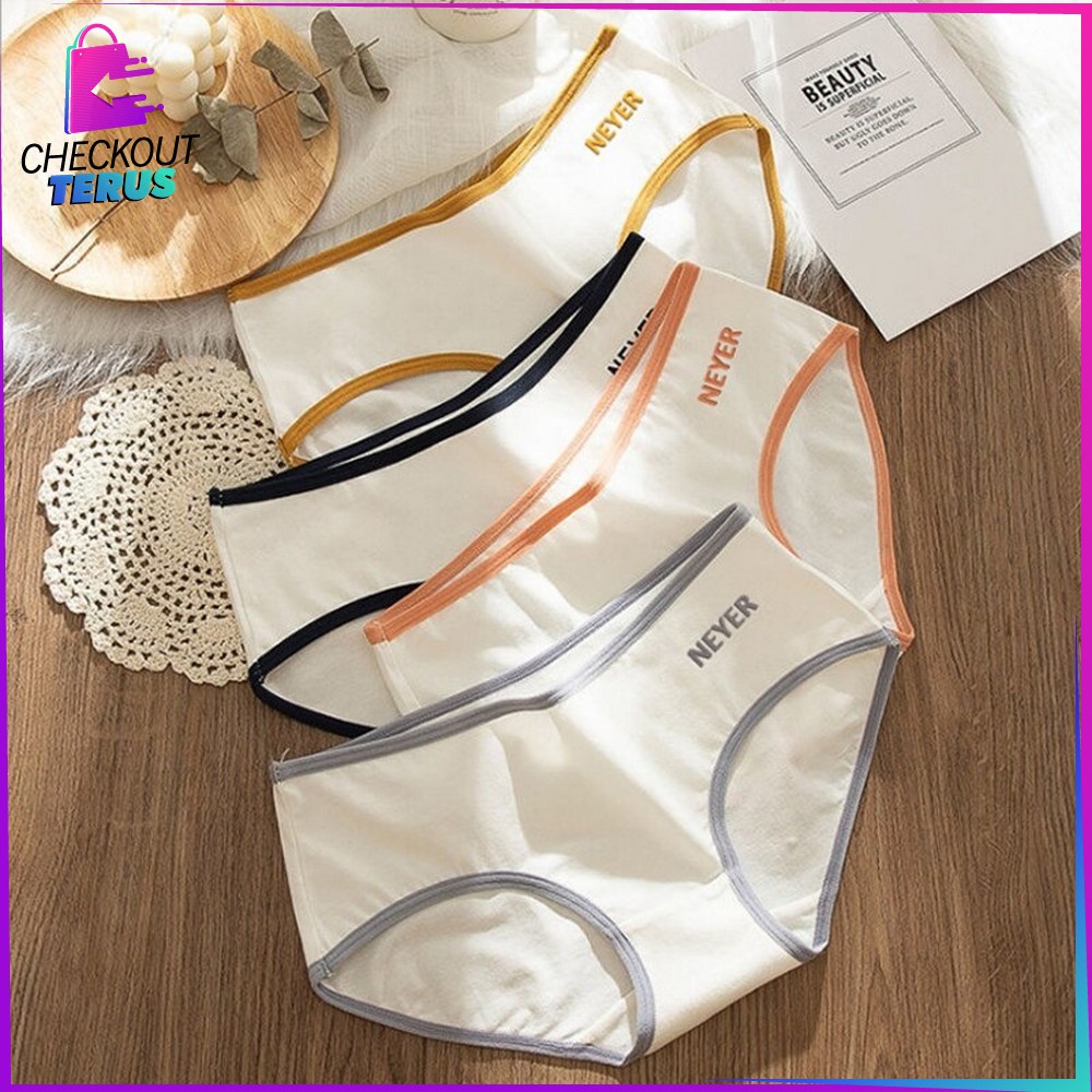 CT P83 CD Wanita Katun Celana Dalam Wanita Lembut CD Polos Sempak Wanita Sexy Underwear Kolor Wanita Dewasa Pakaian Bawahan Wanita