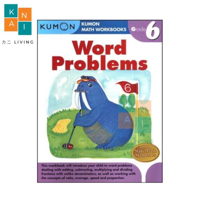 Kumon Math Workbooks Word Problems Grade 6 | Shopee Indonesia