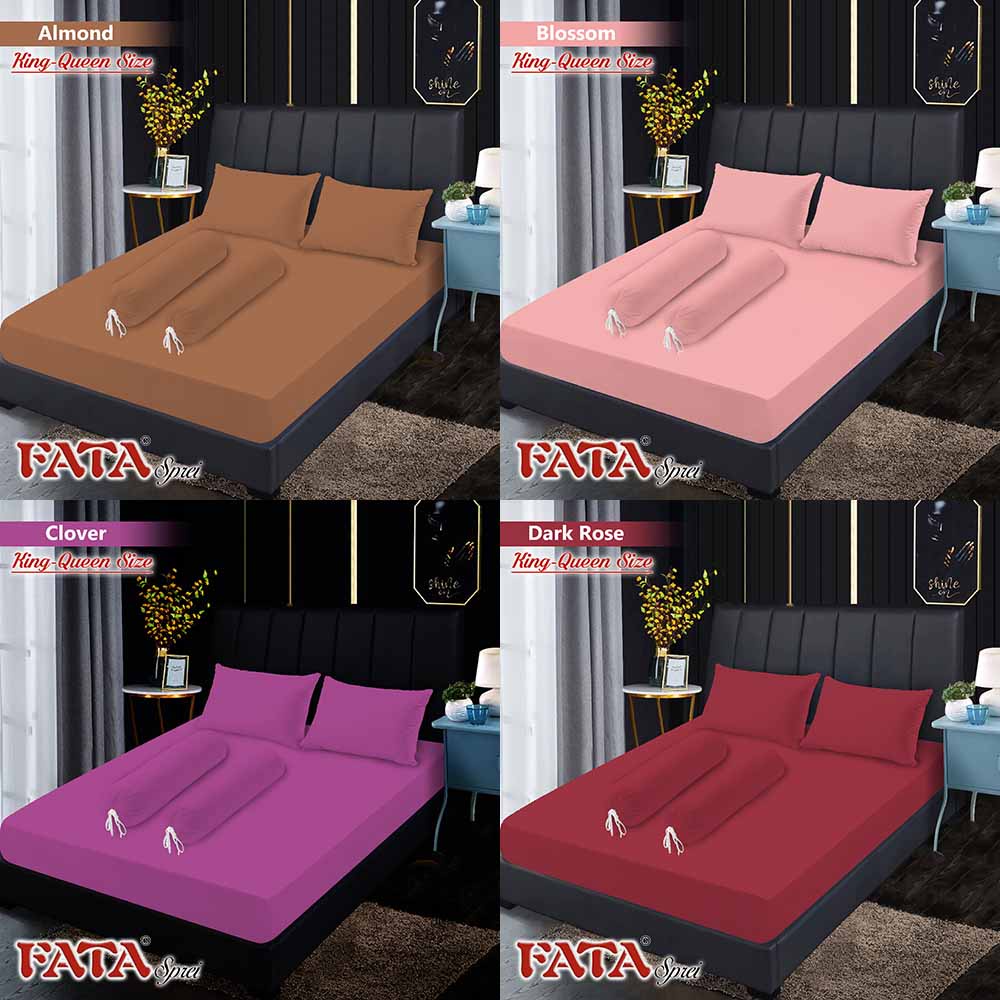 Sprei Fata King 180x200 - EDISI POLOS EMBOSS