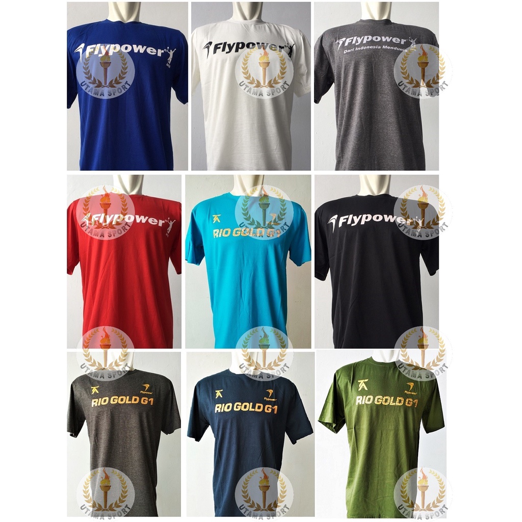 Kaos Badmiton / Bulutangkis Flypower Original