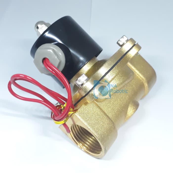 Valve Solenoid 1 Inchi 12V DC Kuningan
