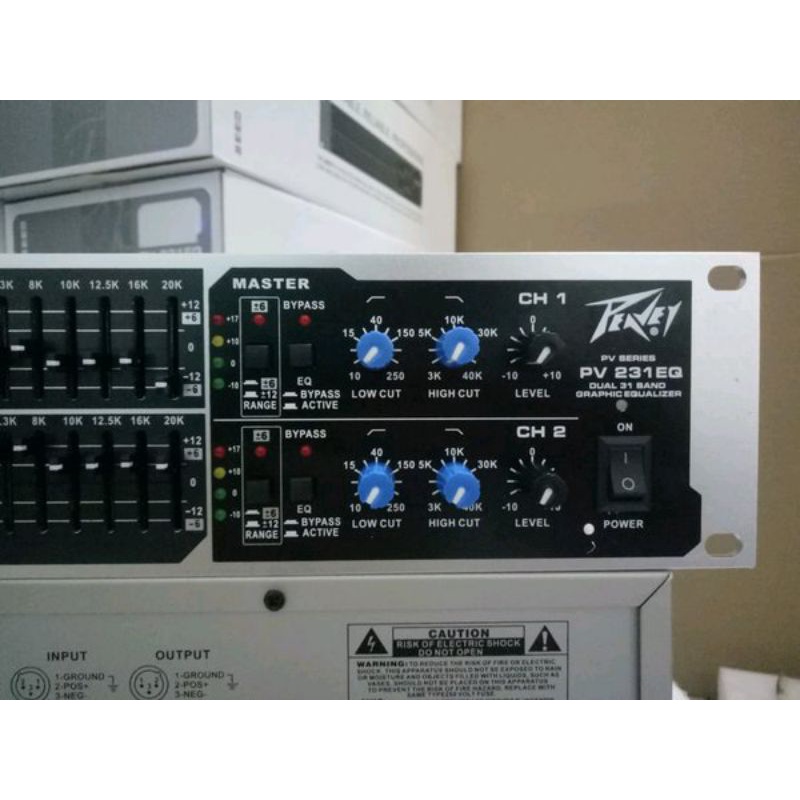 equalizer peavey PV 231 bekas second