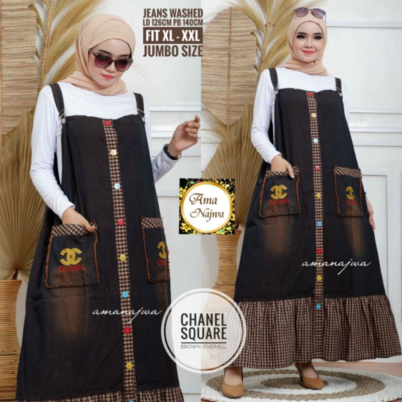 CHANNEL SQUARE OVERAL JUMBO/JUMPSUIT JUMBO/overal non iner