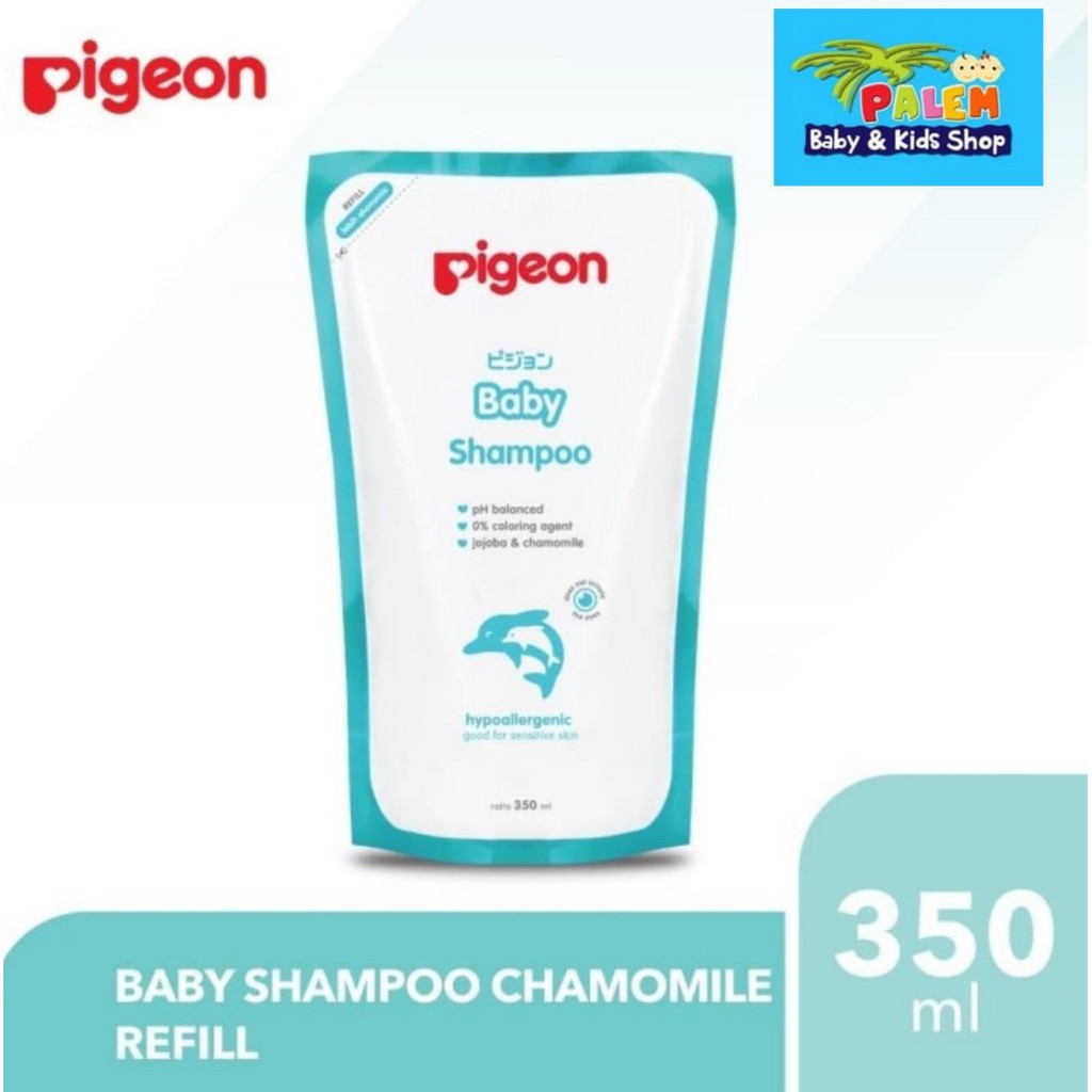 pigeon baby shampoo hypoallergenic 350ml refill 1151