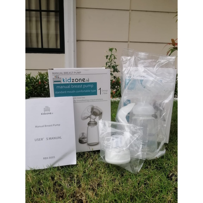 [TERLARIS] KIDZONE Real Bubee Breast Pump - Pompa Asi Manual / Breast Pump Manual Bersertifikat ORI