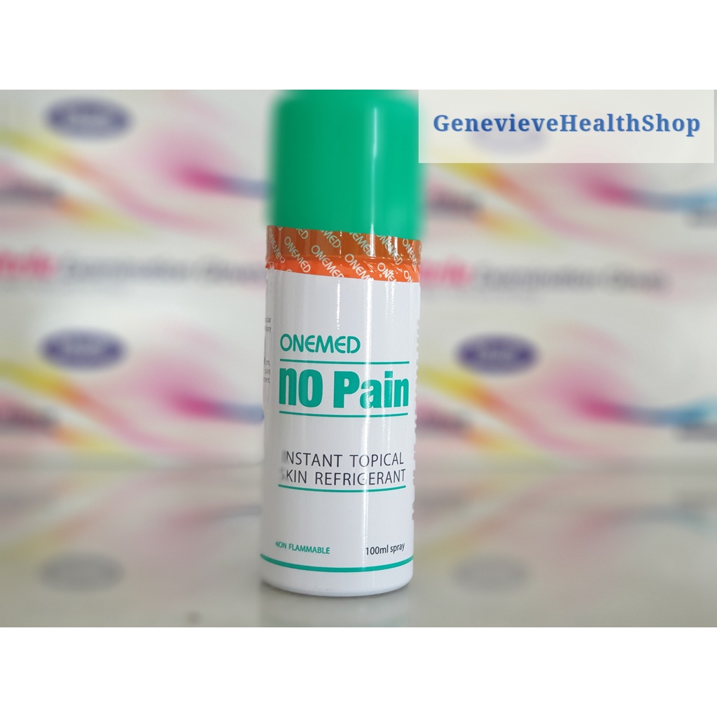 No Pain Spray Onemed Topical Anestesi Green Spray