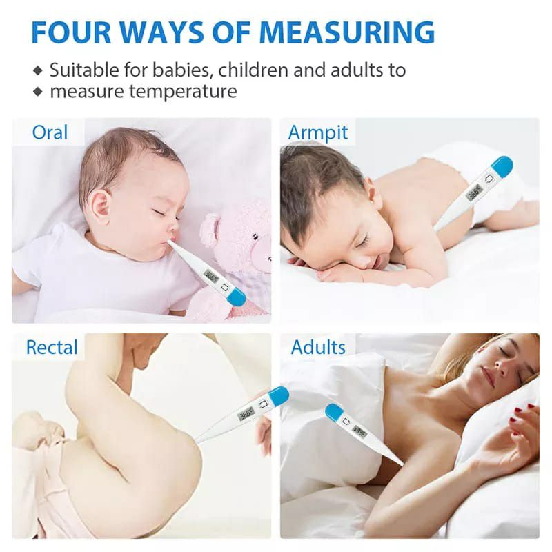 ~ PIYOSHI08 ~ Thermometer Digital Pengukur Suhu Badan Tubuh Bayi Baby Anak Anak AK11