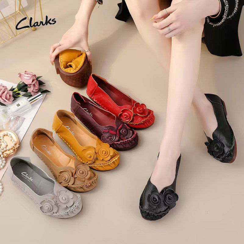 SEPATU WANITA CLARKS KD1169 SEPATU KULIT / SEPATU KANTOR / SEPATU KERJA