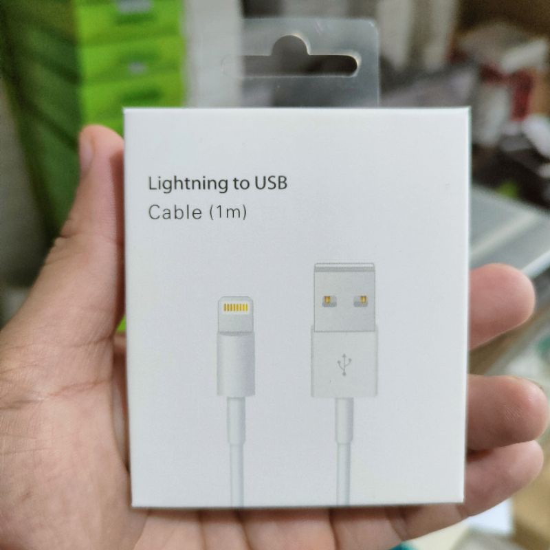 KABEL DATA IPON 5 6 7  LIGHTNING TO USB 1M