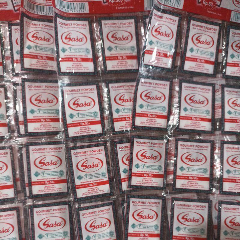 

1 LEMBAR MICIN SASA VETSIN SASA 0,6 g