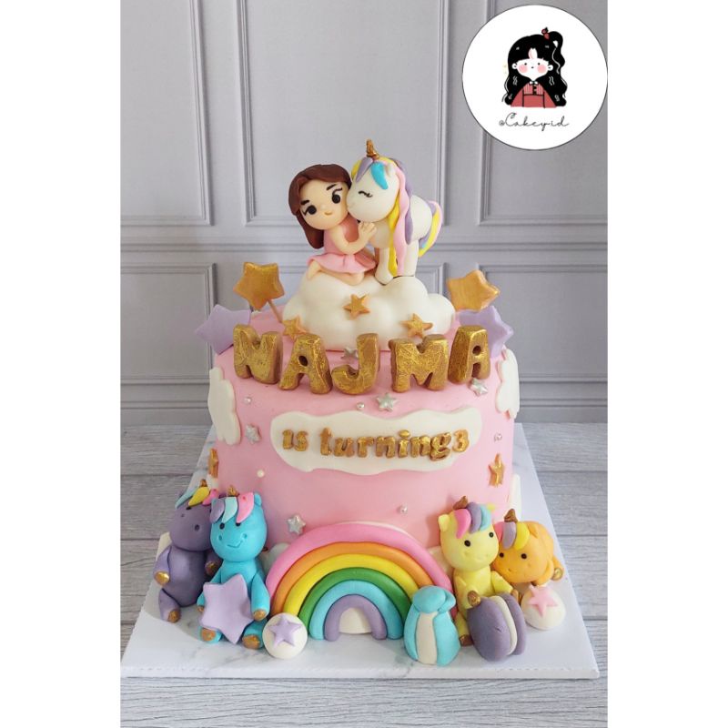 

Kue Ulang Tahun Karakter Unicorn (fondant 18cm)