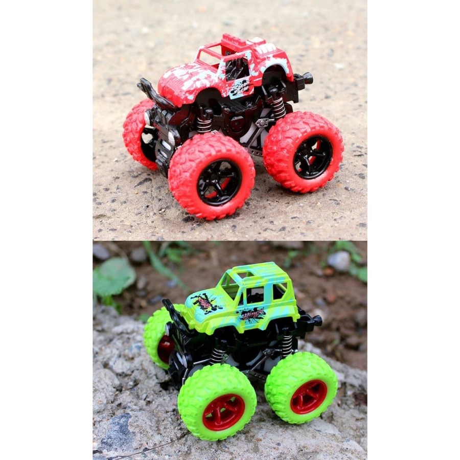 Mainan Mobil Jip Off Road 4 Drive Inertial Bigfoot Monster Zap -D400-1