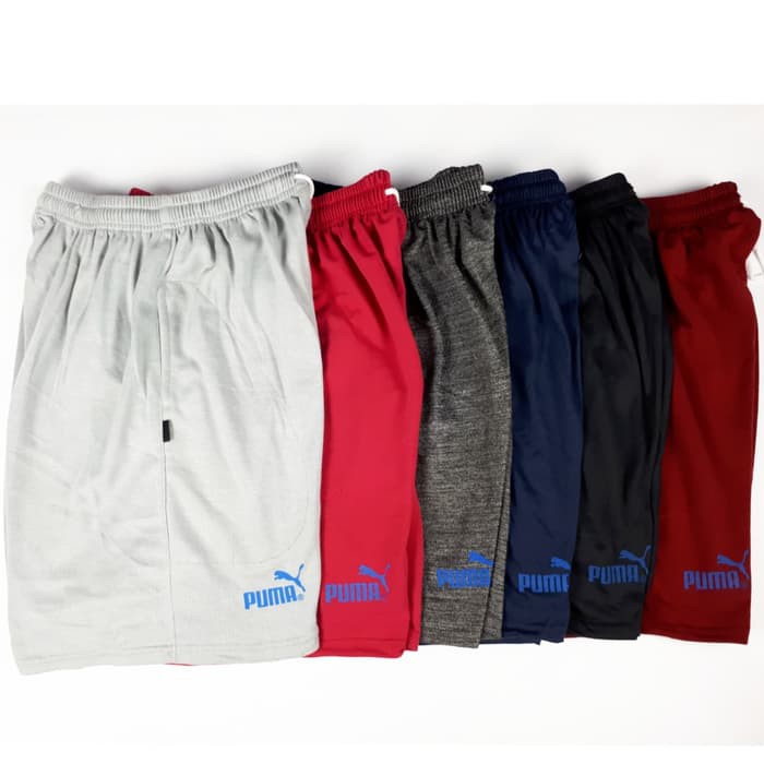 [Dapat 4pcs] Celana Pendek Pria Polos Kaos Baby Terry -PPBT