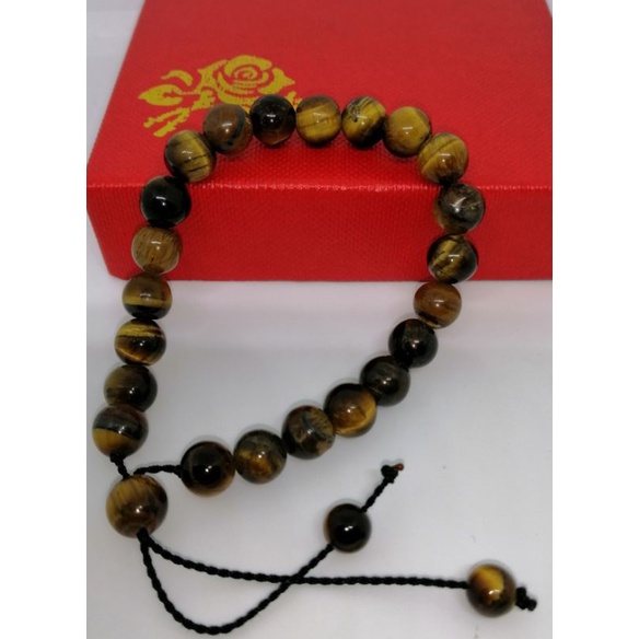 GELANG BATU TIGER EYE /BIDURI SEPAH ASLI NATURAL TALI SERUT, BISA UNTUK PRIA DAN WANITA
